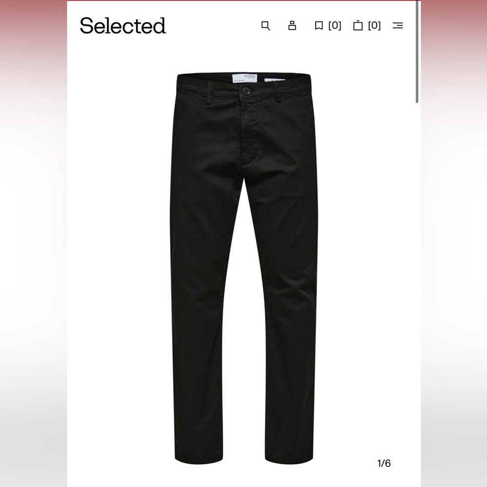 Elegant Black Dress Pants with Straight Fit